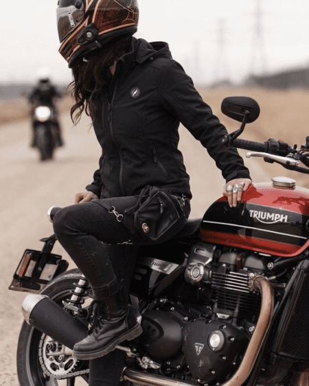 Storm Softshell Lady Rider | Chaqueta de moto con protecciones CE