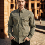 MAVERICK CANVAS RIDER | Chaqueta protectora | Army Green